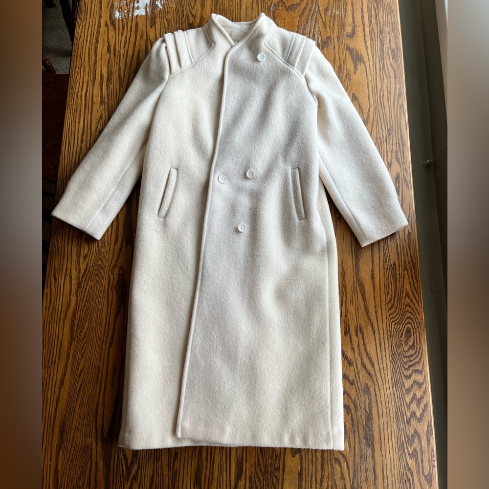 Vintage 100% Wool Coat.  Size small.